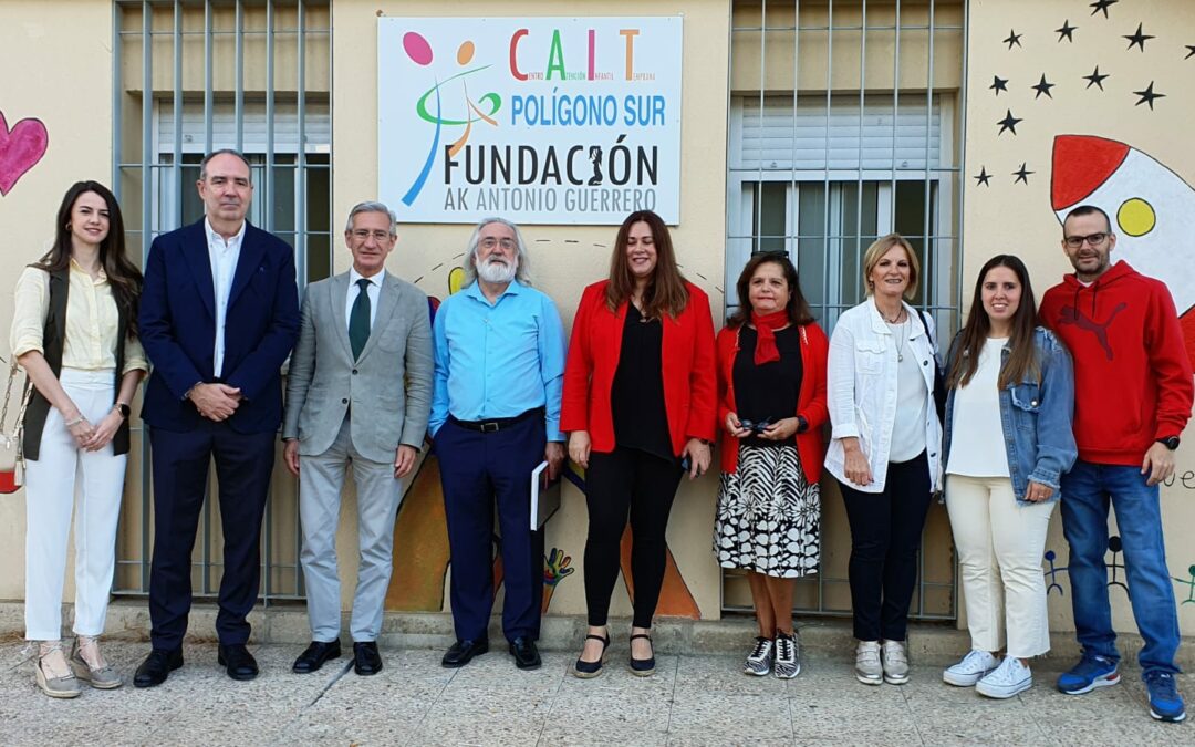 Visita al CAIT de POLÍGONO SUR del Delegado Territorial de Educación de Sevilla.